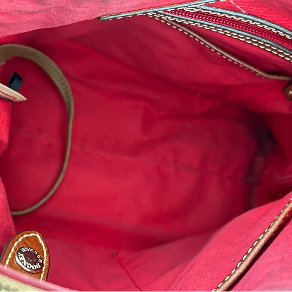 Dooney and Bourke Pebble Leather Hobo Handbag Mushroom Brown - Picture 16 of 16